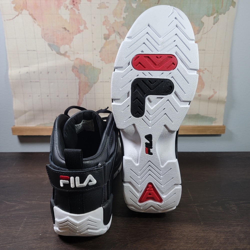 BRAND NEW Fila Grant Hill 2 96' Black White Red Men's Size 11.5 - Picture 7 of 7